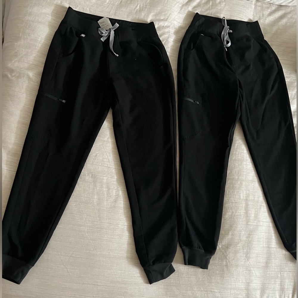 Figs Jogger Scrub Pants x2 - Black